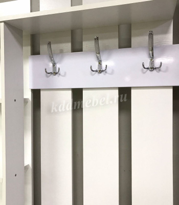 Прихожая Вега (Белый/Белый глянец)