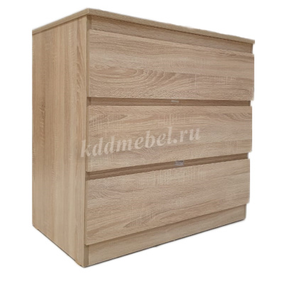 Комод Твист 3 ящика (Дуб сонома)