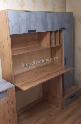 Стол письменный Техно (Крафт/Бетон)