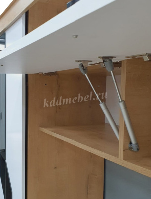 Гостиная Кармен (Дуб вотан/Белый гладкий)