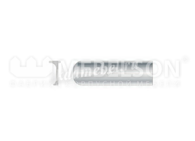 Соединительная угловая планка для столешницы 26 мм (Титан)