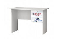 Стол письменный Смарти (Белый/Фотопечать Хоккей)