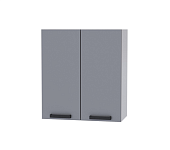 Шкаф верхний 65В кухня Осло (Белый/Карбон Фарфор)