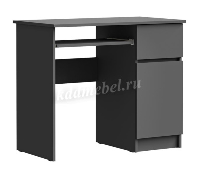Стол письменный правый Лето МС-1 (Графит)