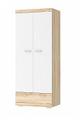 Шкаф Соната ШС-900 (Дуб сонома/Белый глянец)
