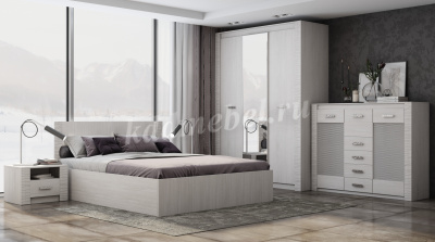 Кровать Ривьера 0.9 (Анкор светлый)