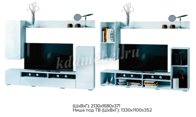 Гостиная Диаманд (Белый)