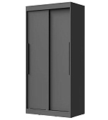 Шкаф-купе Лето-2 1.0 без зеркал (Графит)