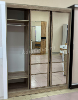 Шкаф-купе Энигма ШКК-06 (Дуб каньон/Венге)