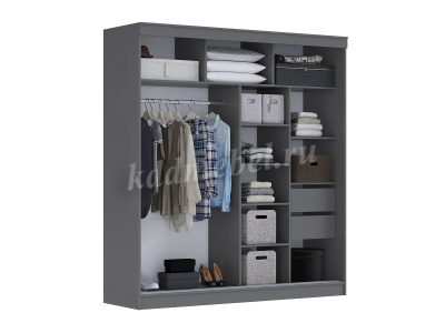 Шкаф-купе Орион 2000 (Графит)