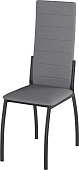 Стул Вагнер (Черный/Рогожка Серая) 