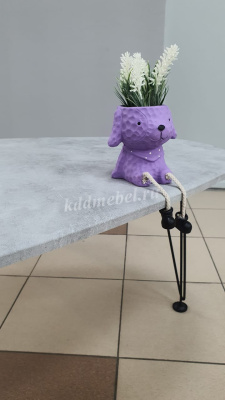 Стол журнальный Куба (Бетон светлый)