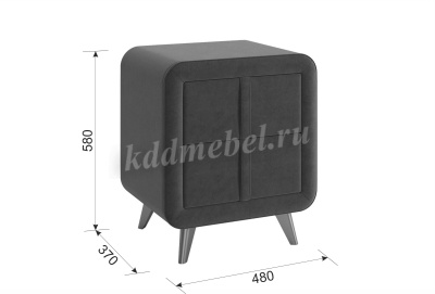 Тумба прикроватная Софи-2 (Карамель велюр)