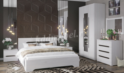 Шкаф Валенсия 3-х створчатый с ящиками (Дуб Анкор)