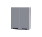 Шкаф верхний 6В кухня Осло (Белый/Карбон Фарфор)