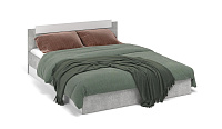 Кровать Чикаго 1.6 с подъёмным механизмом (Ателье светлый/Белый)