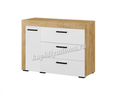 Комод Адель (Дуб крафт золотой/Белый)