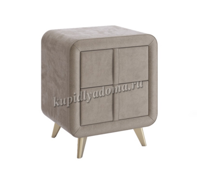Тумба прикроватная Софи-2 (Латте велюр)