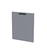 Фасад для посудомоечной машины кухня Осло 6ПМ (Карбон светлый)