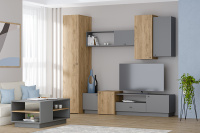 Квадро Гостиная - Дуб крафт Графит 2 Квадро Гостиная - Дуб крафт Графит 2