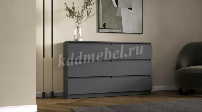 Комод Вега 6Я (Графит)