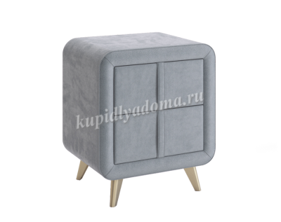 Тумба прикроватная Софи-2 (Оникс велюр)