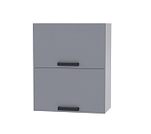 Шкаф верхний 6ВГ кухня Осло (Белый/Карбон Фарфор)