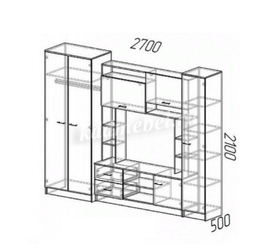 Гостиная Марта-11 (Венге/Лоредо)